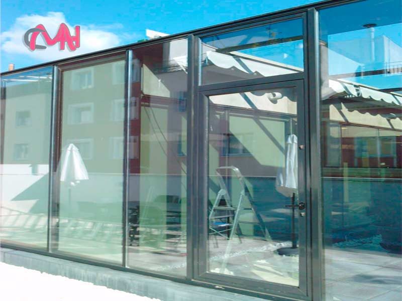 Muro cortina-Carpintería metálica-Cerrajerías Martínez e Hijos